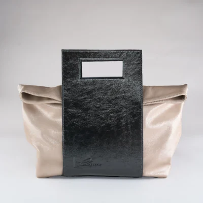 FoldTop Grip Tote - Light Brown