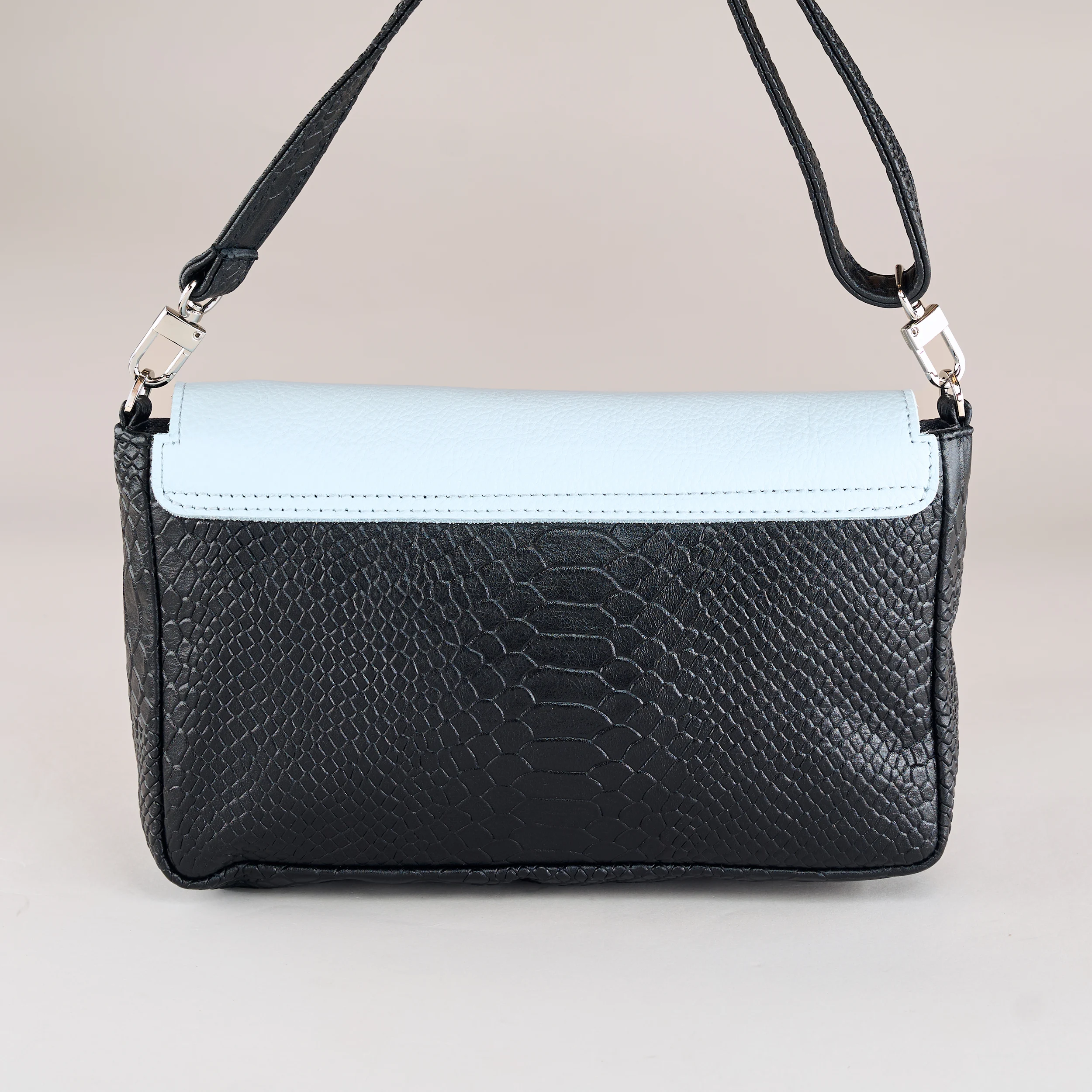 TriTone Flap Bag - Blue