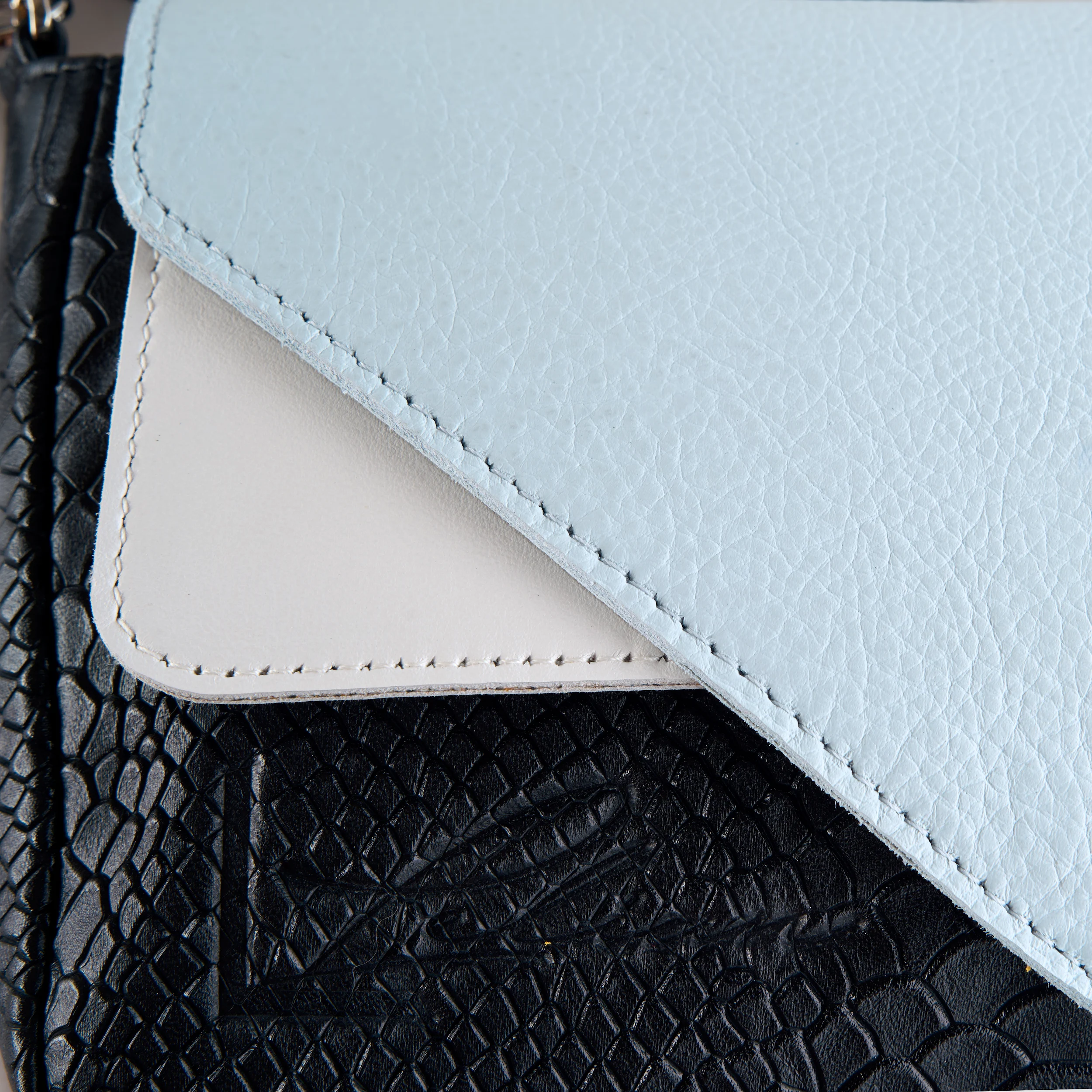 TriTone Flap Bag - Blue