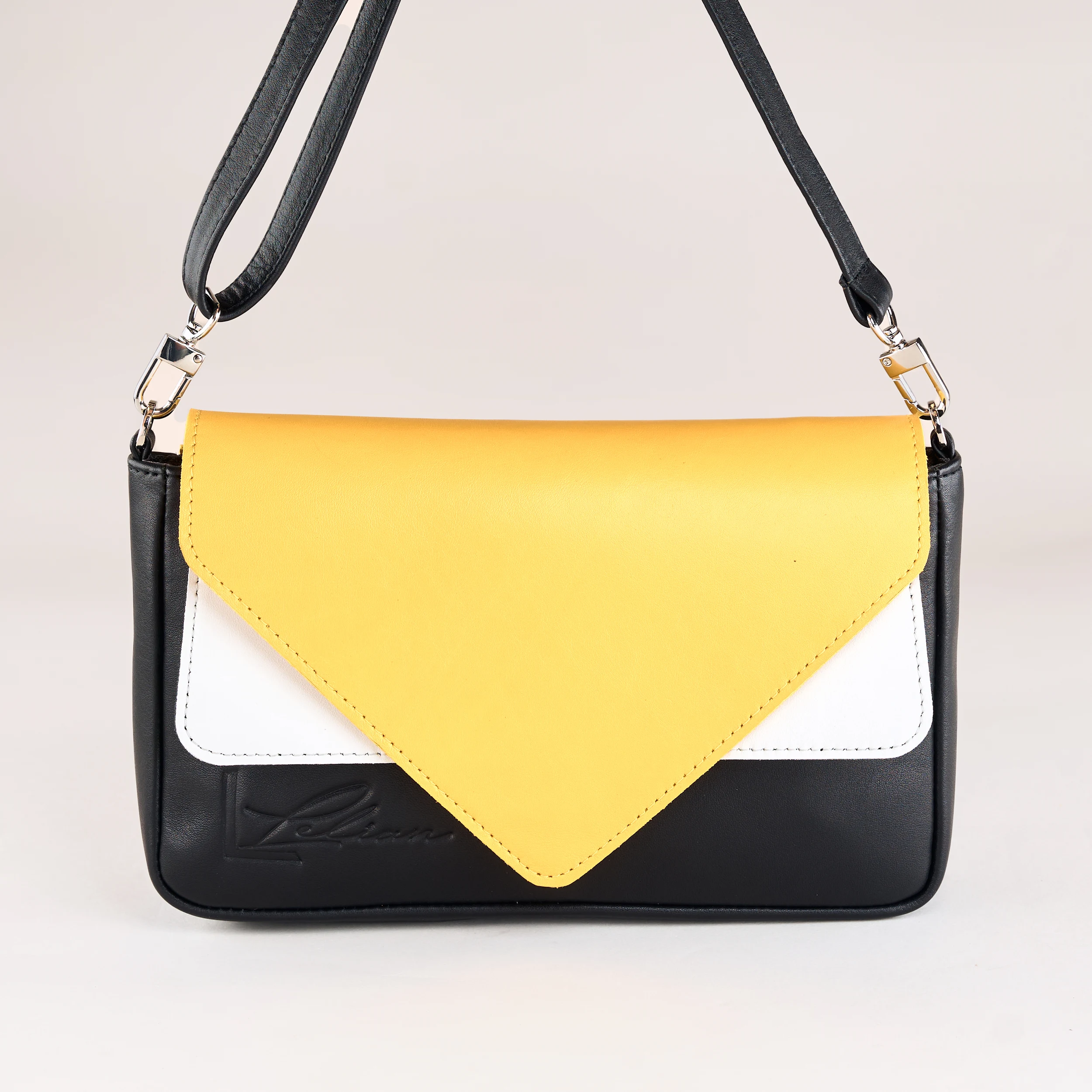 TriTone Flap Bag - Yellow